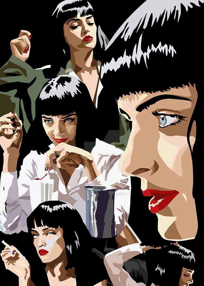 Mia Wallace Pulp Fiction