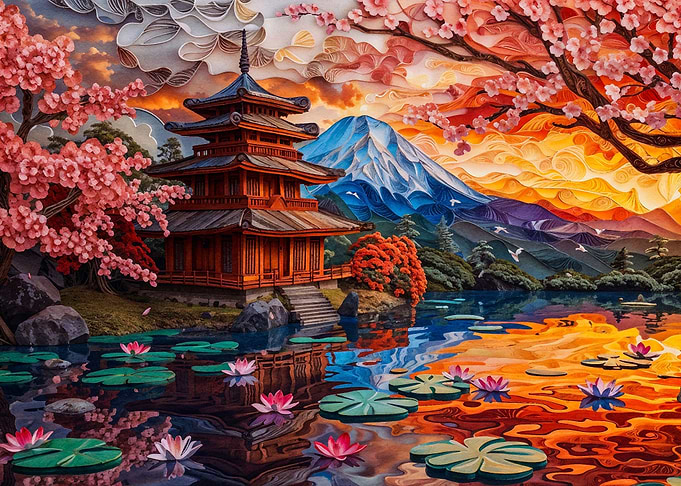abstract japanese