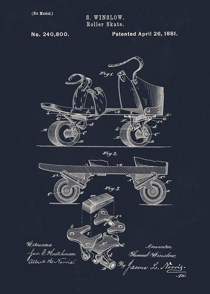 1881 Roller skate