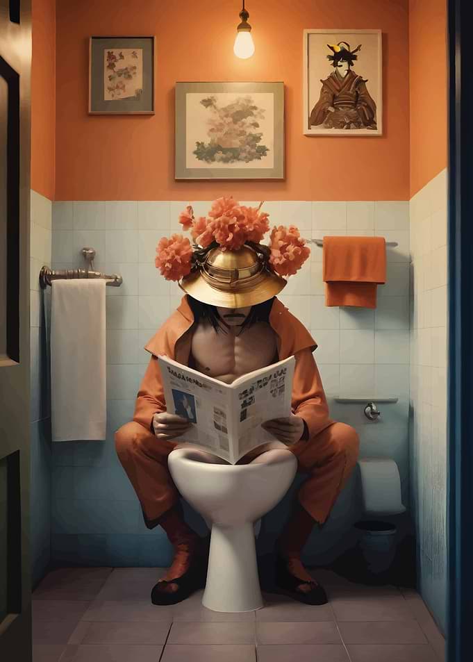 Funny Bathroom Decor meme