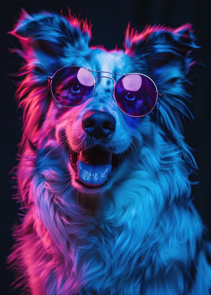 Dog with Sunglasses