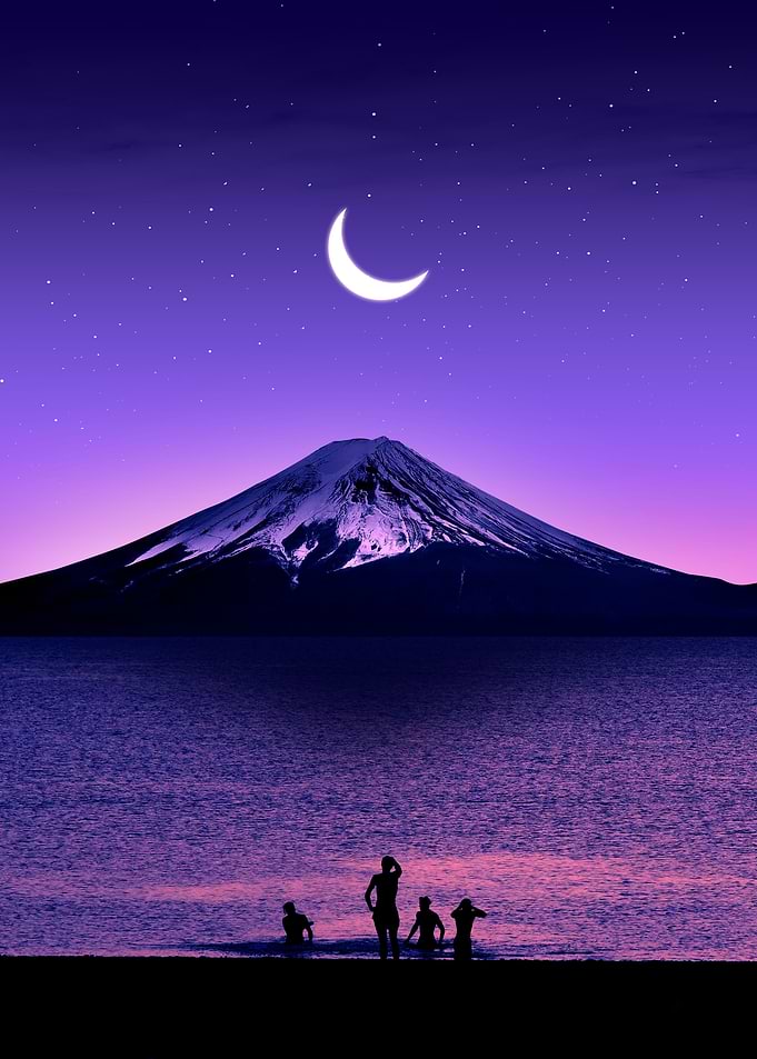 night beach synthwave