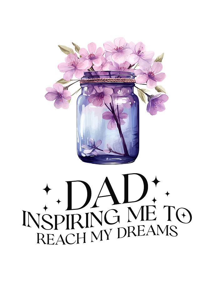Dad inspiring me