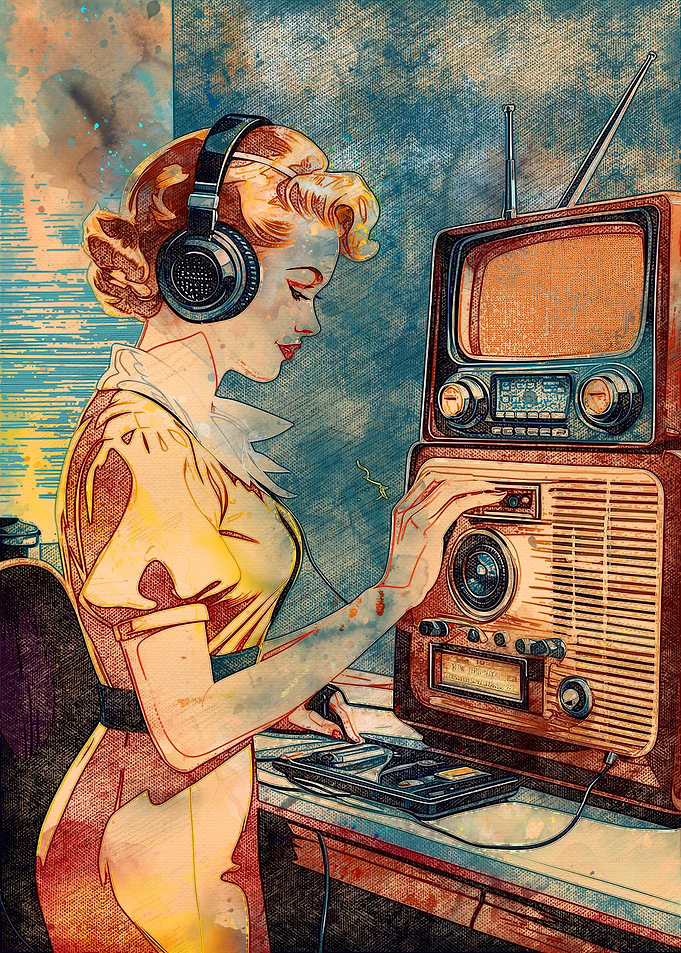 Retro Radio Art