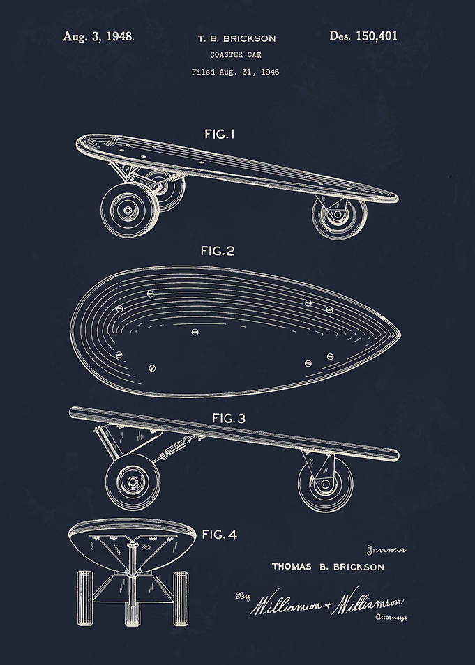 Coaster Car Skateboard