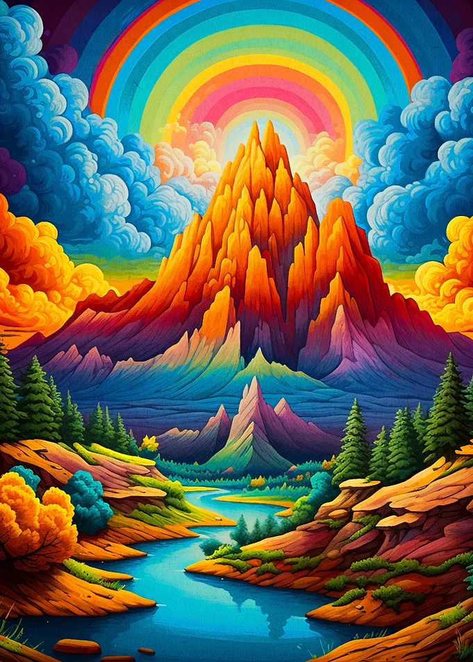 psychedelic nature