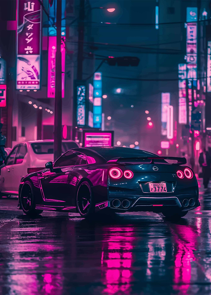 Nissan GTR Neon