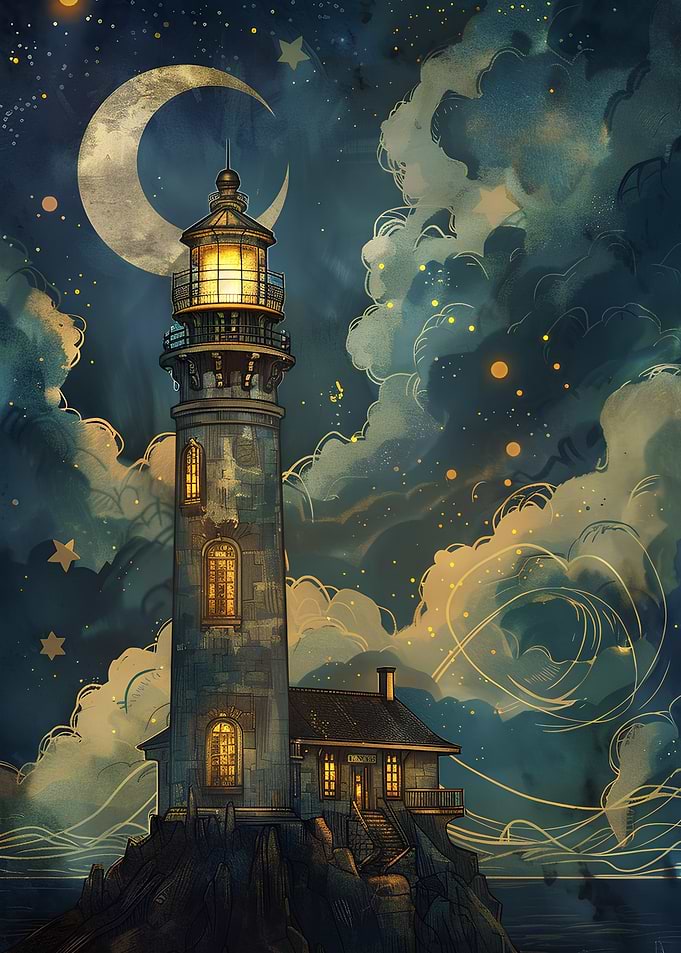Art Nouveau Lighthouse