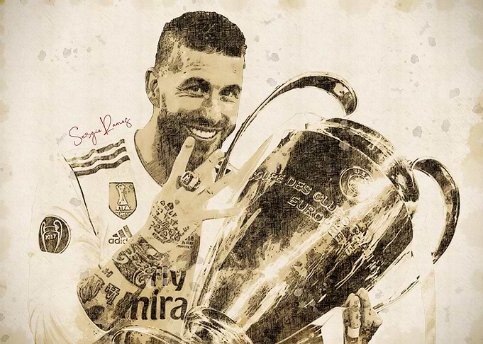 sergio ramos sketch