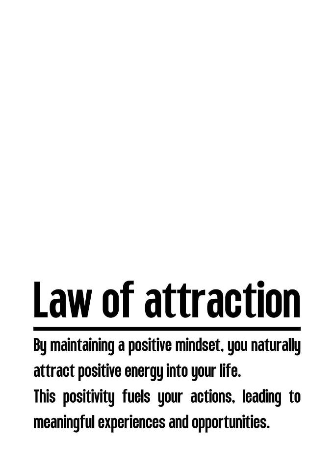 Law of attraction