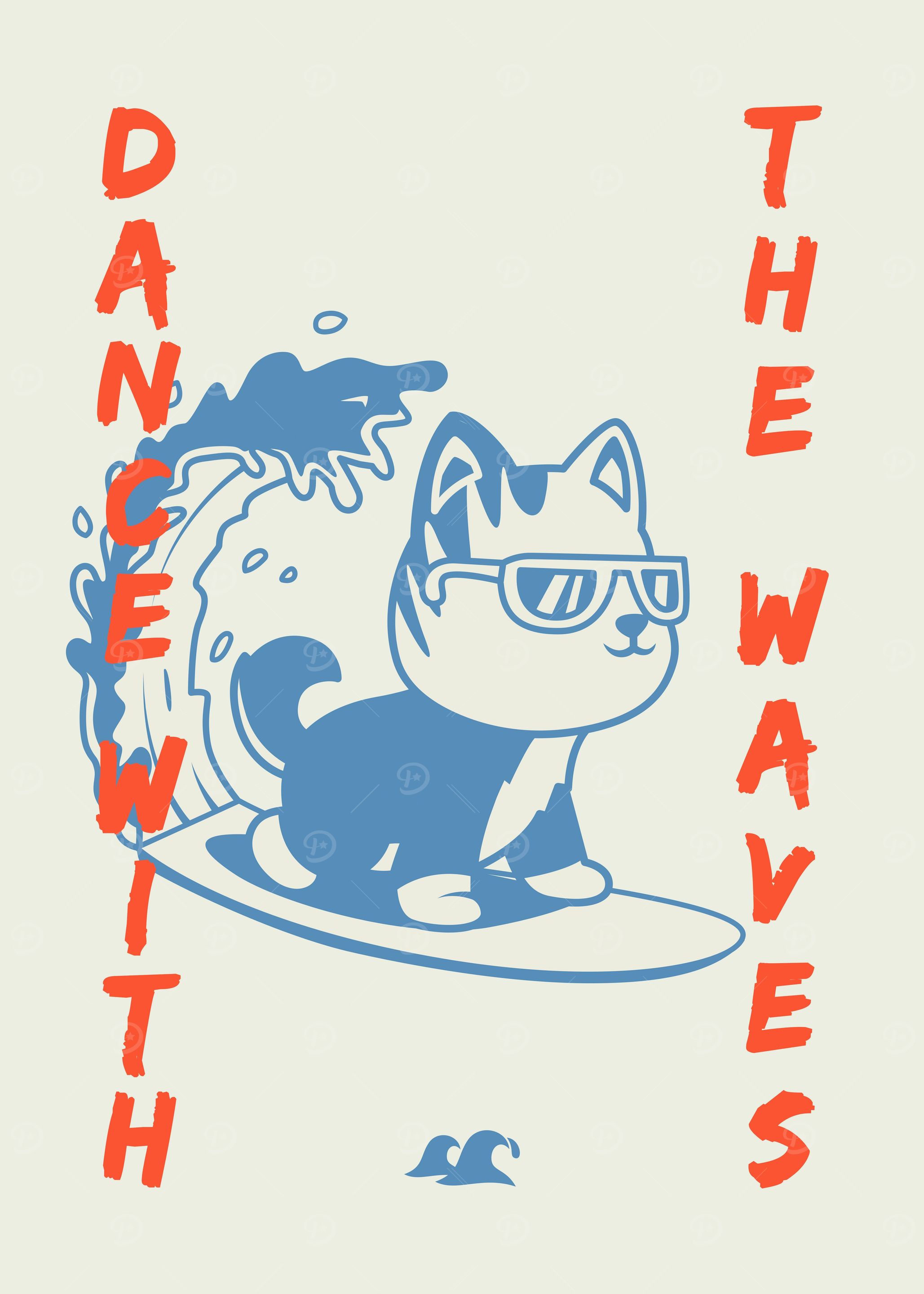 Cat Surfer