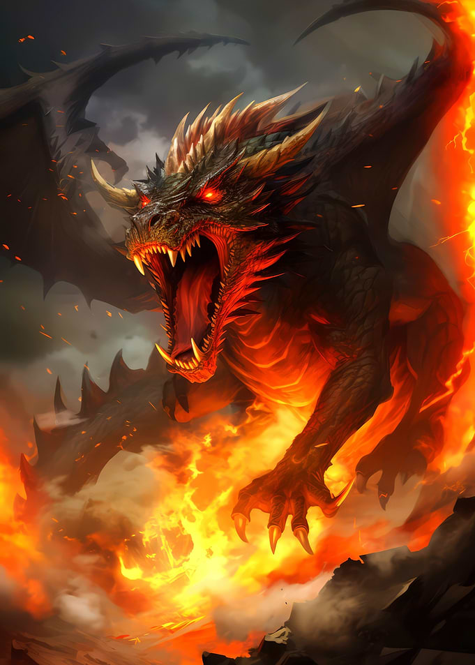 Dragon and Fire
