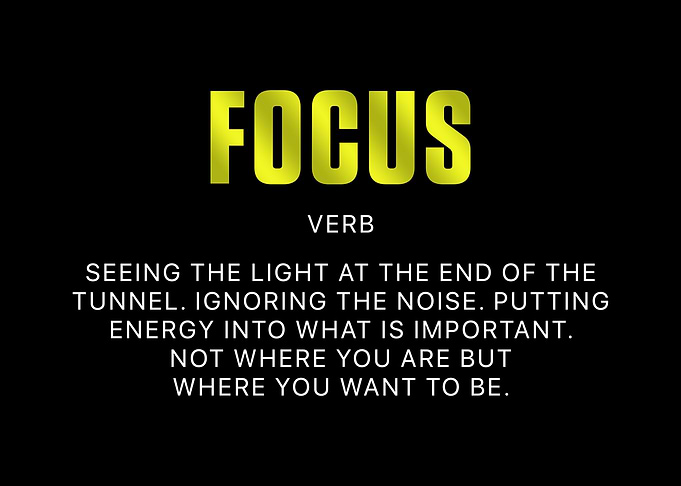 Motivational Quote Focus