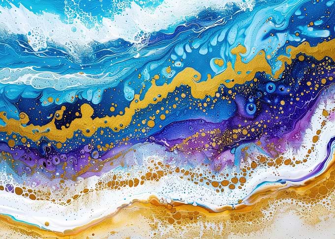 Abstract Beach and Ocean 1
