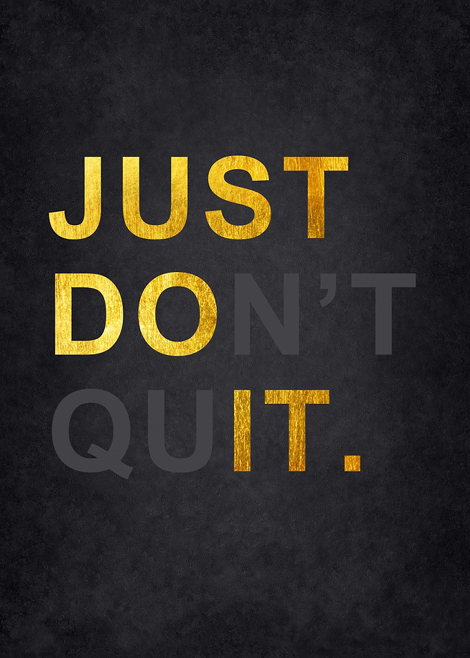 JUST DO IT Black Gold
