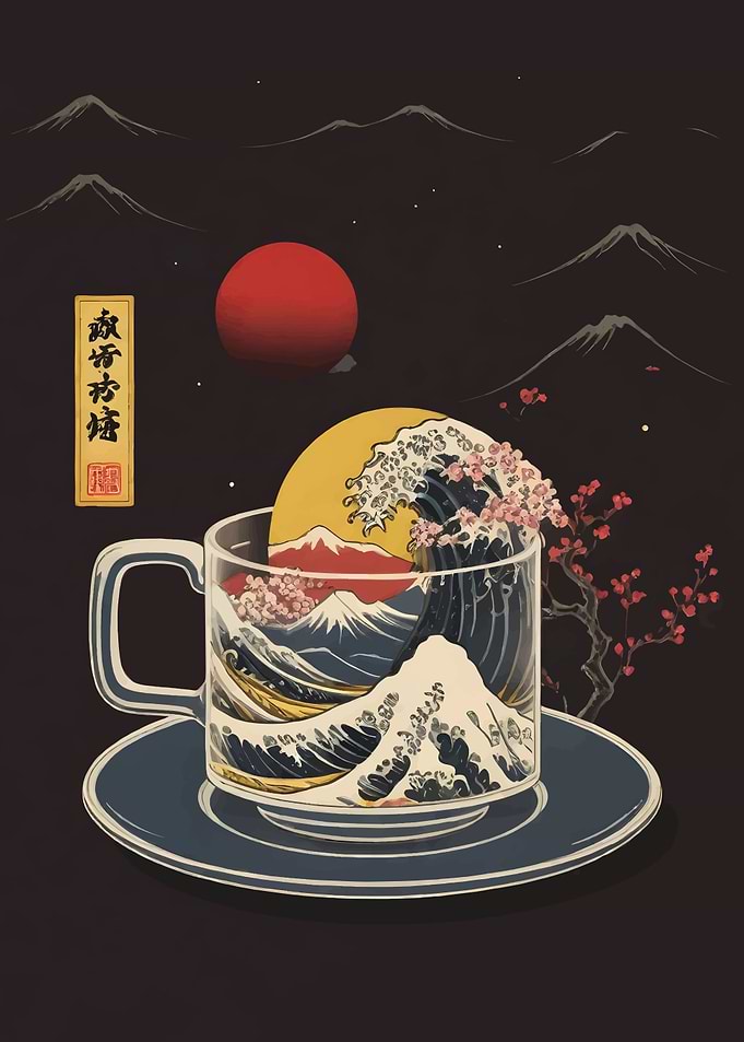 The Great Wave of Coffee