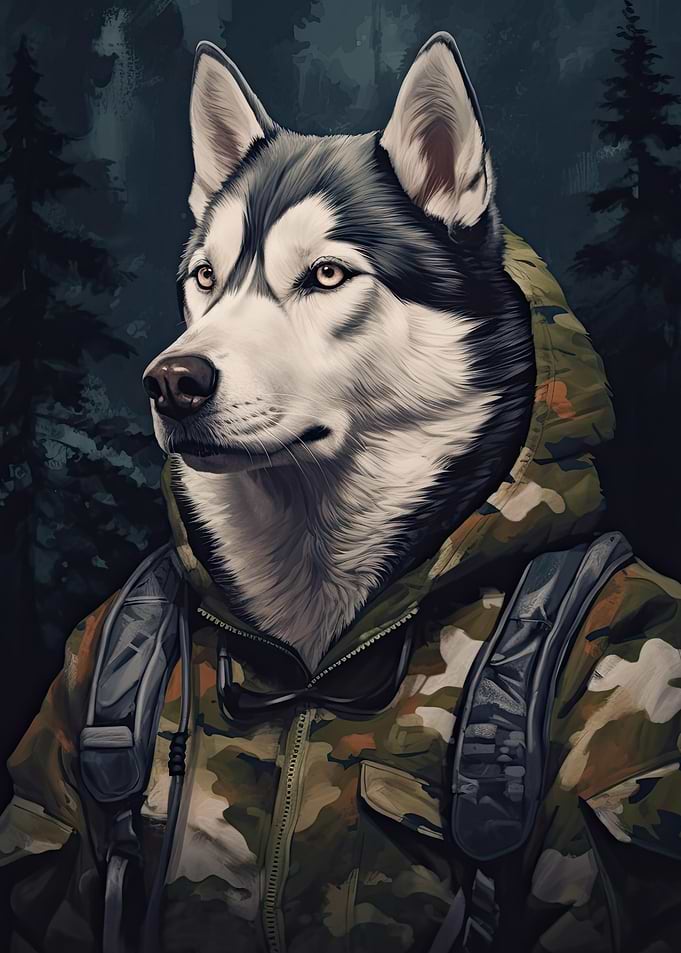 Husky Camo Jacket