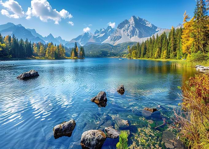 Forest at Lake Nature