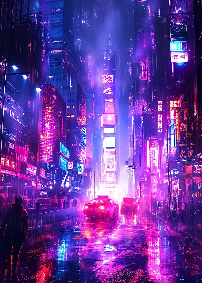 RGB Neon City