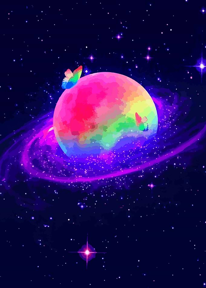 Butterfly in Space