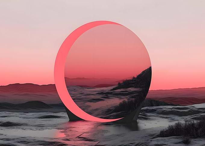 Minimalistic Mirror Art