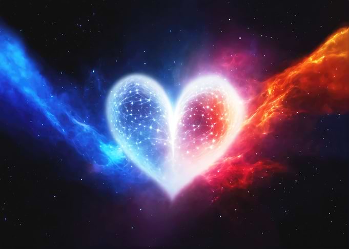 Space heart shape network