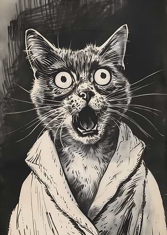 Shocked Cat