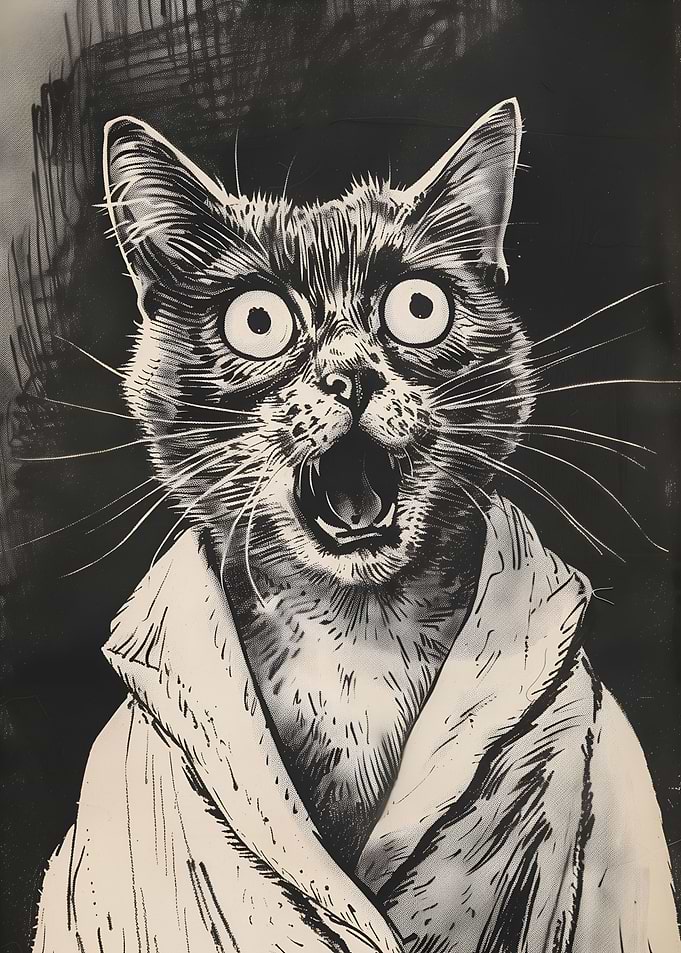 Shocked Cat
