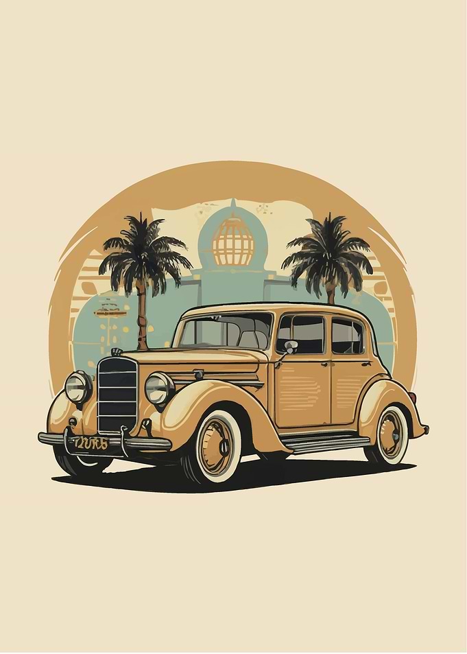 Early electric car