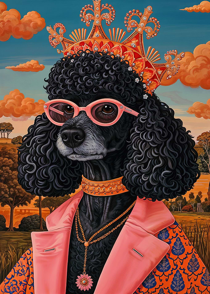 funny fashion dog
