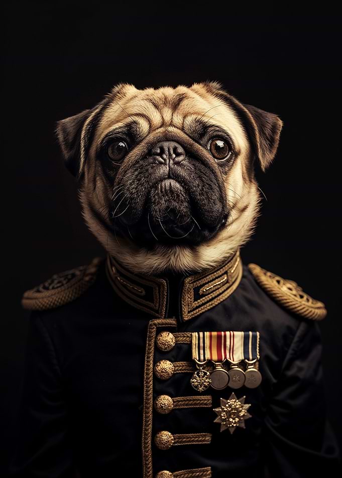 funny fashion dog