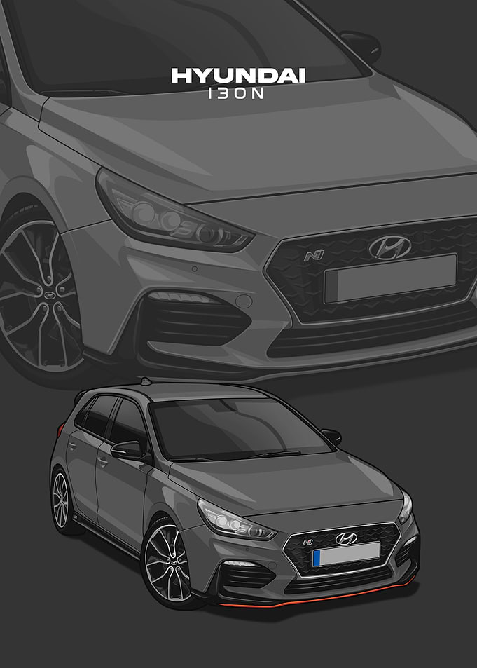 hyundai i30n grey