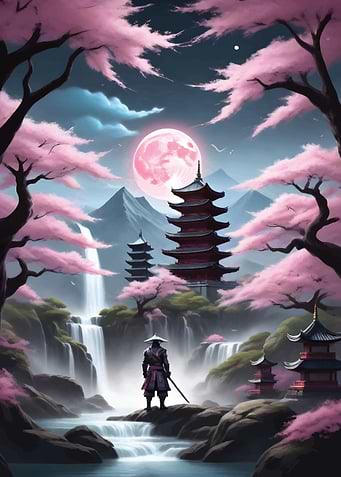 Samurai cherry blossom