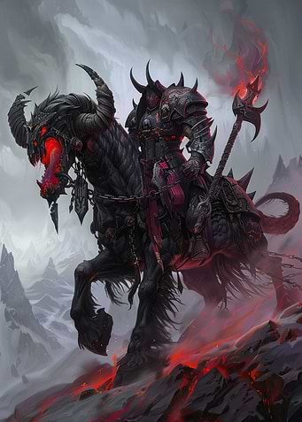 Knight On Demonic Steed