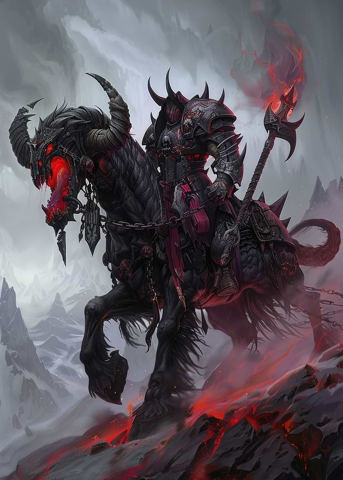 Knight On Demonic Steed