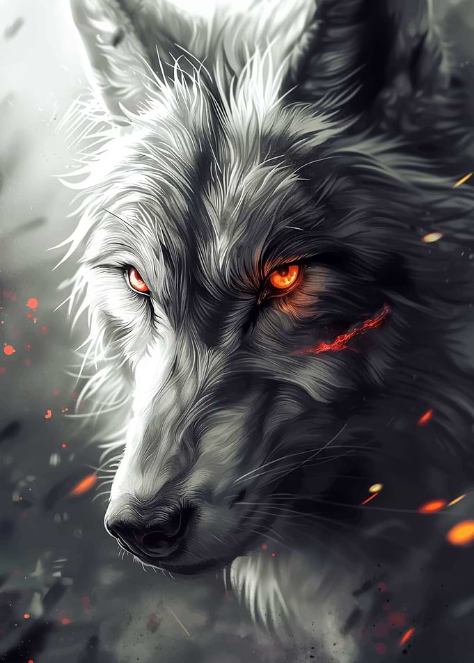 Wolf Piercing Gaze