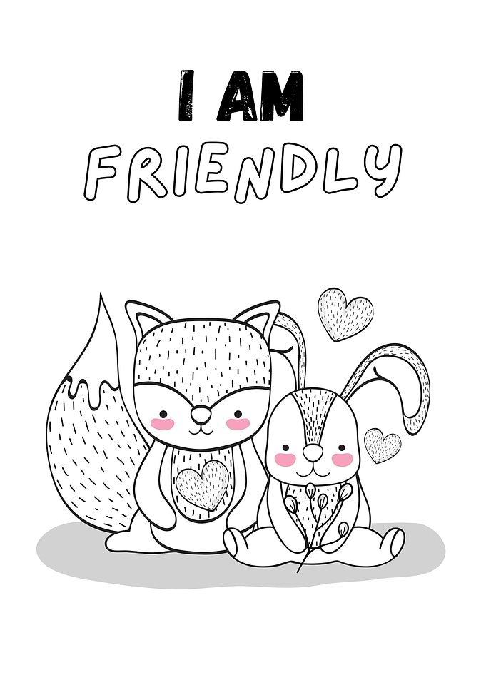 fox and rabbit