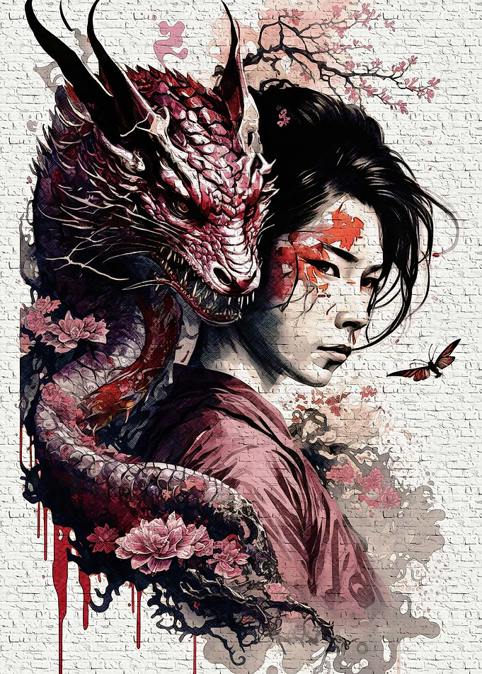 Geisha dragon
