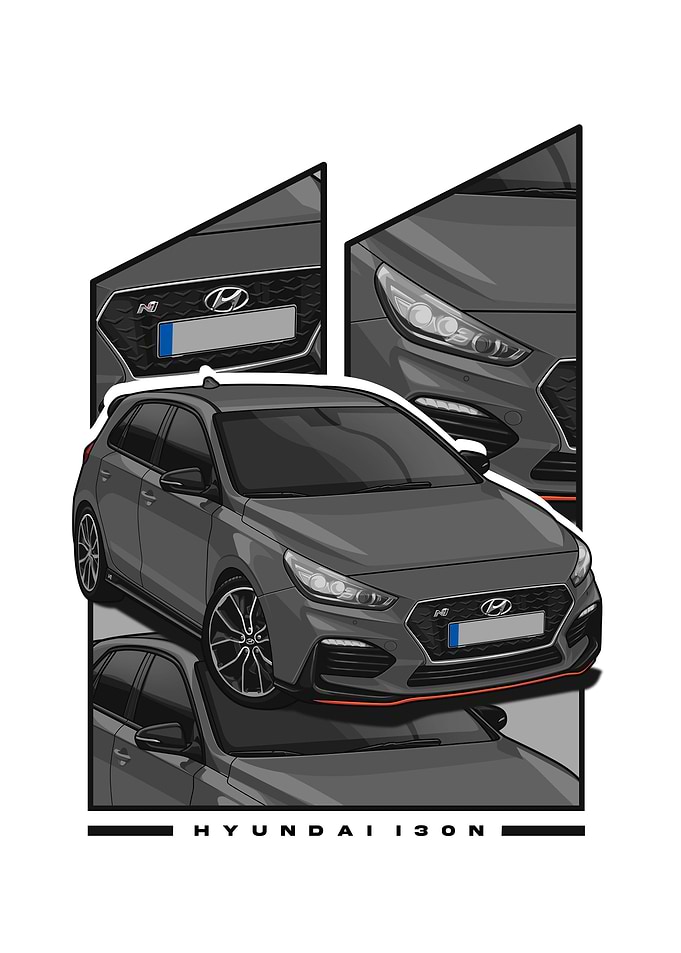 hyundai i30n grey