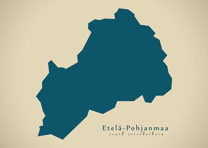 South Ostrobothnia map