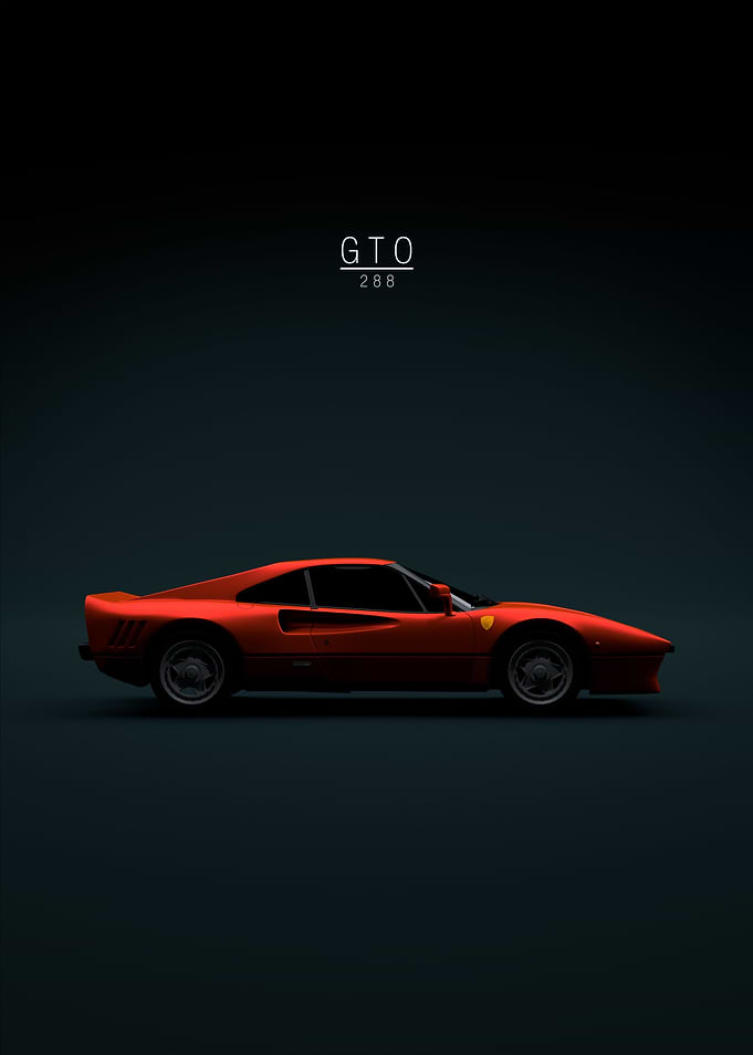 Ferrari 288 GTO 1984 Red