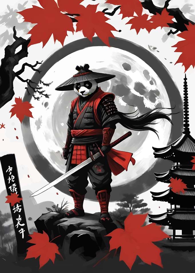 panda samurai