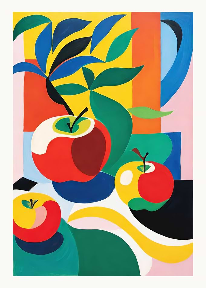 Colorful Apple Fruit