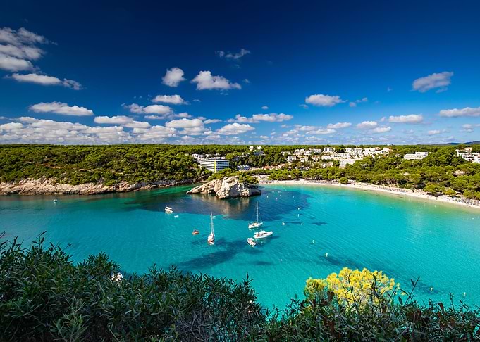 View of the bay in Spain