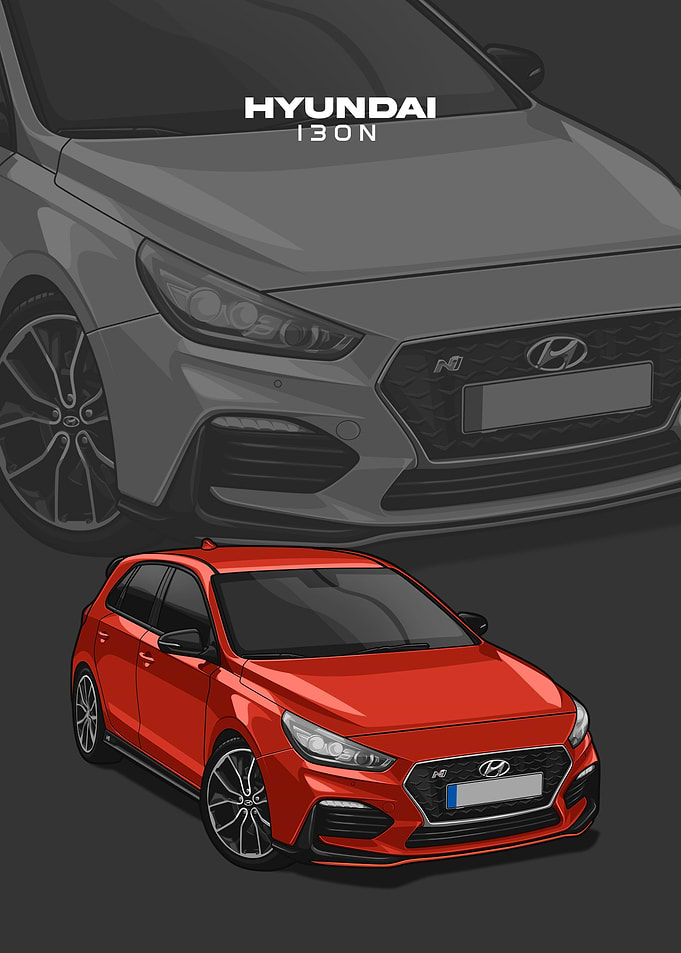 hyundai i30n red