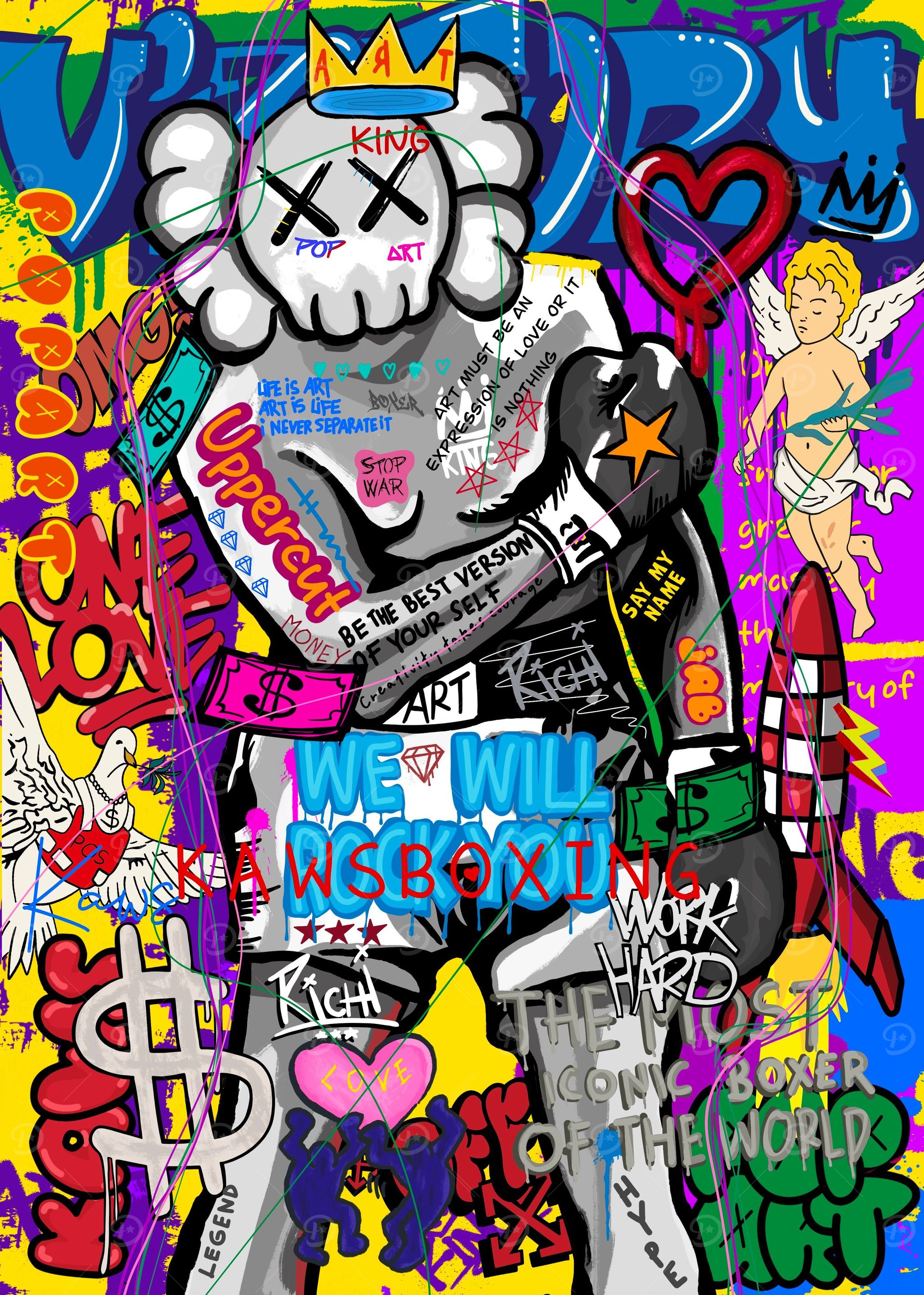 Boxing Kaws