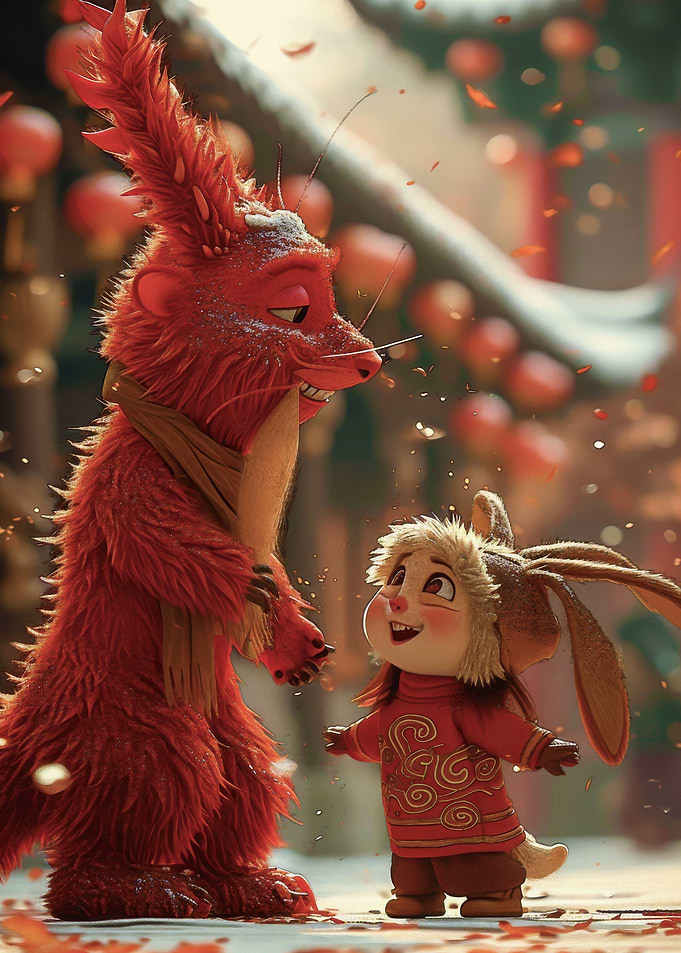Chinese dragon baby