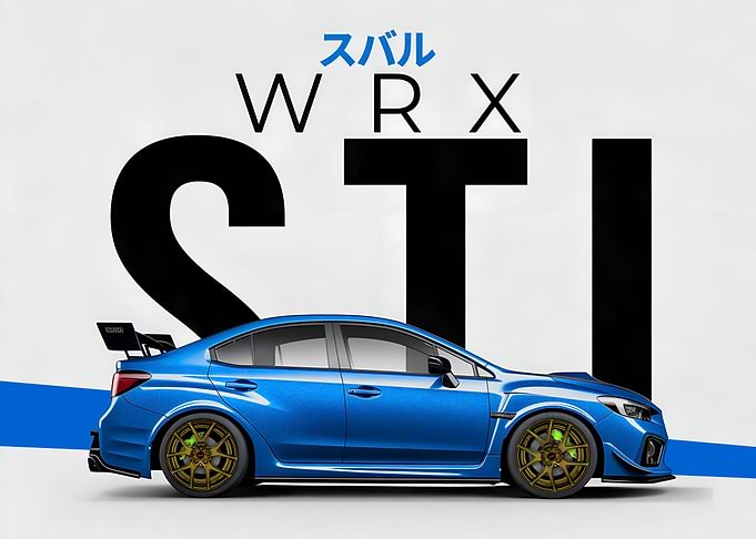 Subaru WRX STI mixed up