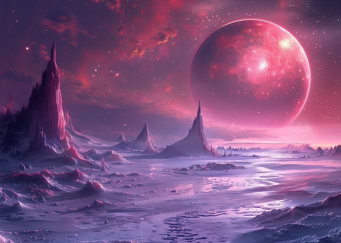 Neptune Fantasy Landscape