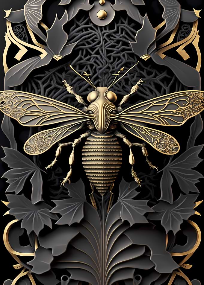 Golden Bee Nature